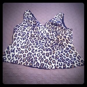 Xscape animal print top
